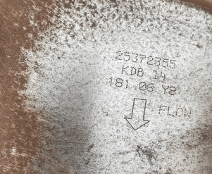 Катализатор от Holden 25372355