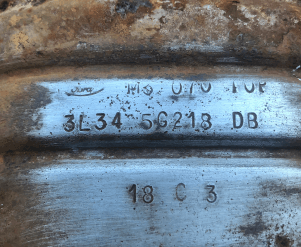 Катализатор от Ford 3L34 5G218 DB (REAR) №3