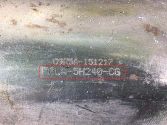 Катализатор от Land Rover FPLA-5H240-CG