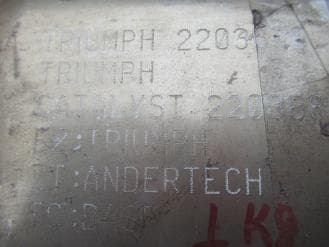 Катализатор от Triumph 2203685