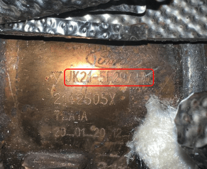 Катализатор от Ford JK21-5F297-AC №2