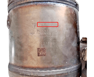 Катализатор от Porsche 992131703A