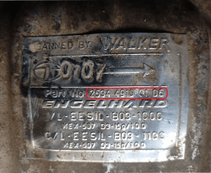 Катализатор от Tata 253449100106 №2