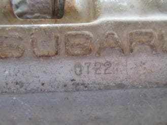 Катализатор от Subaru 0722