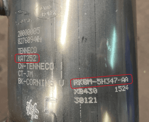 Катализатор от Jaguar - Land Rover RK8M-5H347-AA / KAT 252 №2