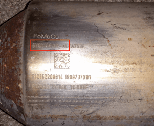 Катализатор от Ford GV61-5F297-AC №2