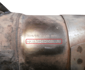 Катализатор от Jaguar HK83-5H240-JF