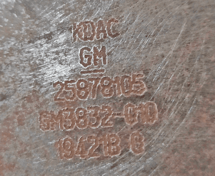 Катализатор от Chevrolet 25878105 №2