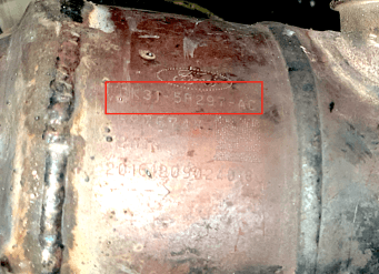 Катализатор от Ford GK31-5F297-AC