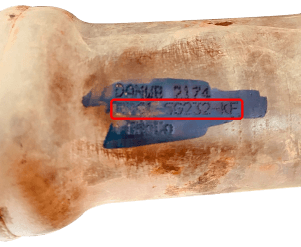 Катализатор от Ford BU61-5G232-KF №2