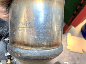 Катализатор от Jaguar KK8M-5E212-AA / KAT 231