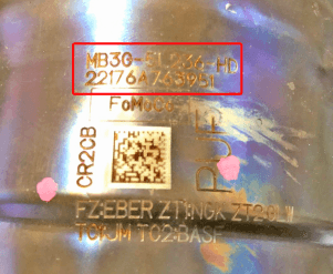 Катализатор от Ford MB3G-5L236-HD №3