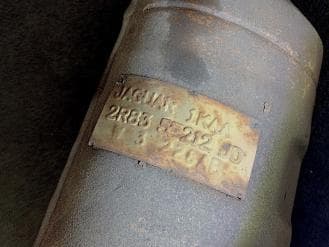 Катализатор от Jaguar 2R83 5E212 JD