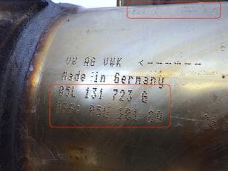 Катализатор от Audi - Volkswagen 05L131601D 05L166CB 05L131723G 05L181CA №2