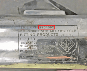 Катализатор от Triumph 2204692 №2