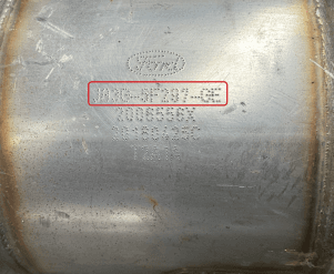 Катализатор от Ford JB3G-5F297-GE