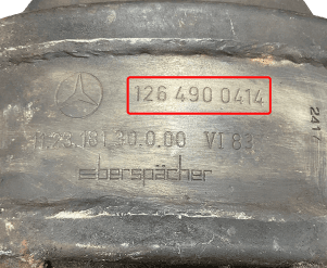 Катализатор от Mercedes Benz 1264900414