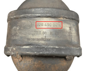 Катализатор от Mercedes Benz 1264900414 №3