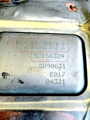 Катализатор от Fiat 52152111 52166324