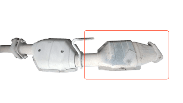 Катализатор от Ford F57A 5E212 GD (FRONT) №2