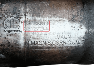 Катализатор от Chrysler 52086011 52127244 №4