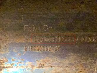Катализатор от Ford LX61-5F297-ZB №2