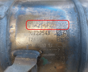 Катализатор от Ford GK21-5F297-AG №2