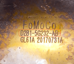 Катализатор от Ford D2B1-5G232-AB