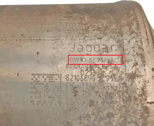 Катализатор от Jaguar CW93-5E212-AC №3