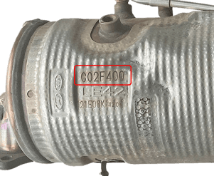 Катализатор от Hyundai - Kia C02F400 №5