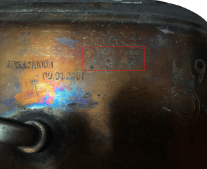 Катализатор от BMW 7799596 7798329