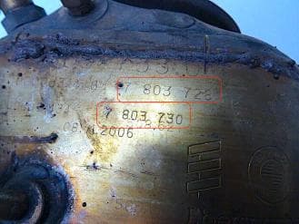 Катализатор от BMW 7803728 7803730