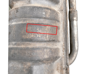 Катализатор от Porsche 92811321905
