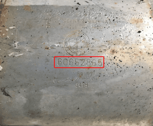 Катализатор от Alfa Romeo - Fiat - Lancia 60652865