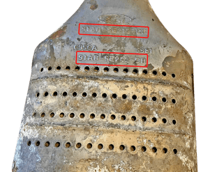 Катализатор от Ford 91AB-5E212-DF 91AB-5E242-DB