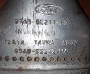 Катализатор от Ford 97AB-5E211-FA 95AB-5E242-MA