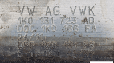 Катализатор от Audi - Volkswagen 1K0131723AD 1K0166FA 1K0181FB №3