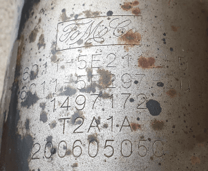 Катализатор от Ford 6C11-5E211-HD 6C11-5F297-DD №3
