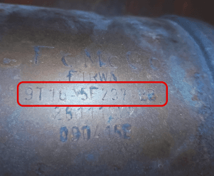 Катализатор от Ford 9T16-5F297-BB