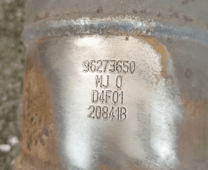 Катализатор от Chevrolet - Daewoo 96273650