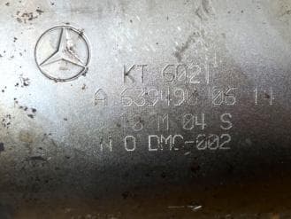Катализатор от Mercedes Benz KT 6021