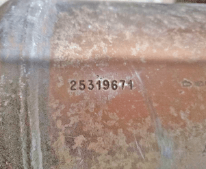 Катализатор от Chevrolet 25319671 №3