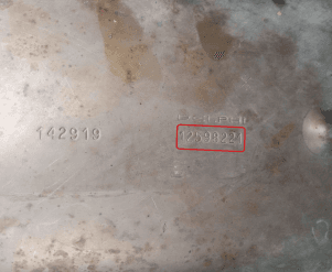 Катализатор от Cadillac - General Motors 12598221 №2