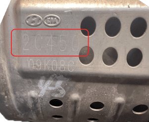 Катализатор от Hyundai - Kia 2C450