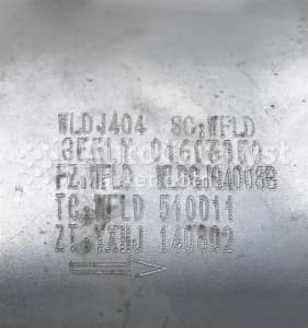 Катализатор от Geely WLDJ 404 SG WELD (Type 2)