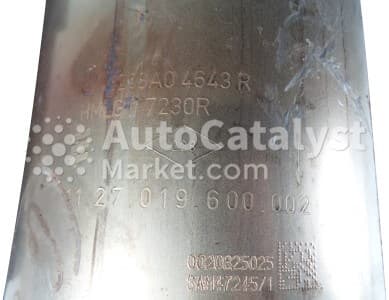 Катализатор от Renault 208A04643R (CERAMIC+DPF)