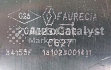 Катализатор от Renault C 627 (CERAMIC+DPF)