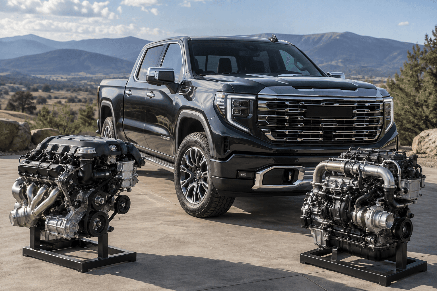 Фото статьи о GMC Sierra 1500 2027: 488-сильный V8 и цена от 51 295 долларов — кому пикап даст больше, чем обещает