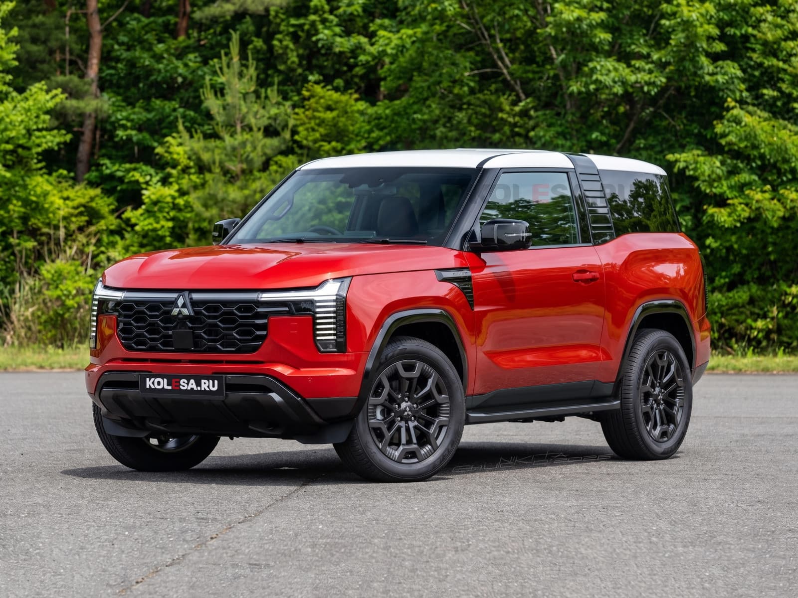 Фото статьи о Трёхдверный Mitsubishi Pajero на 204 л.с. может вернуться в 2026 году: что вышло на рендерах