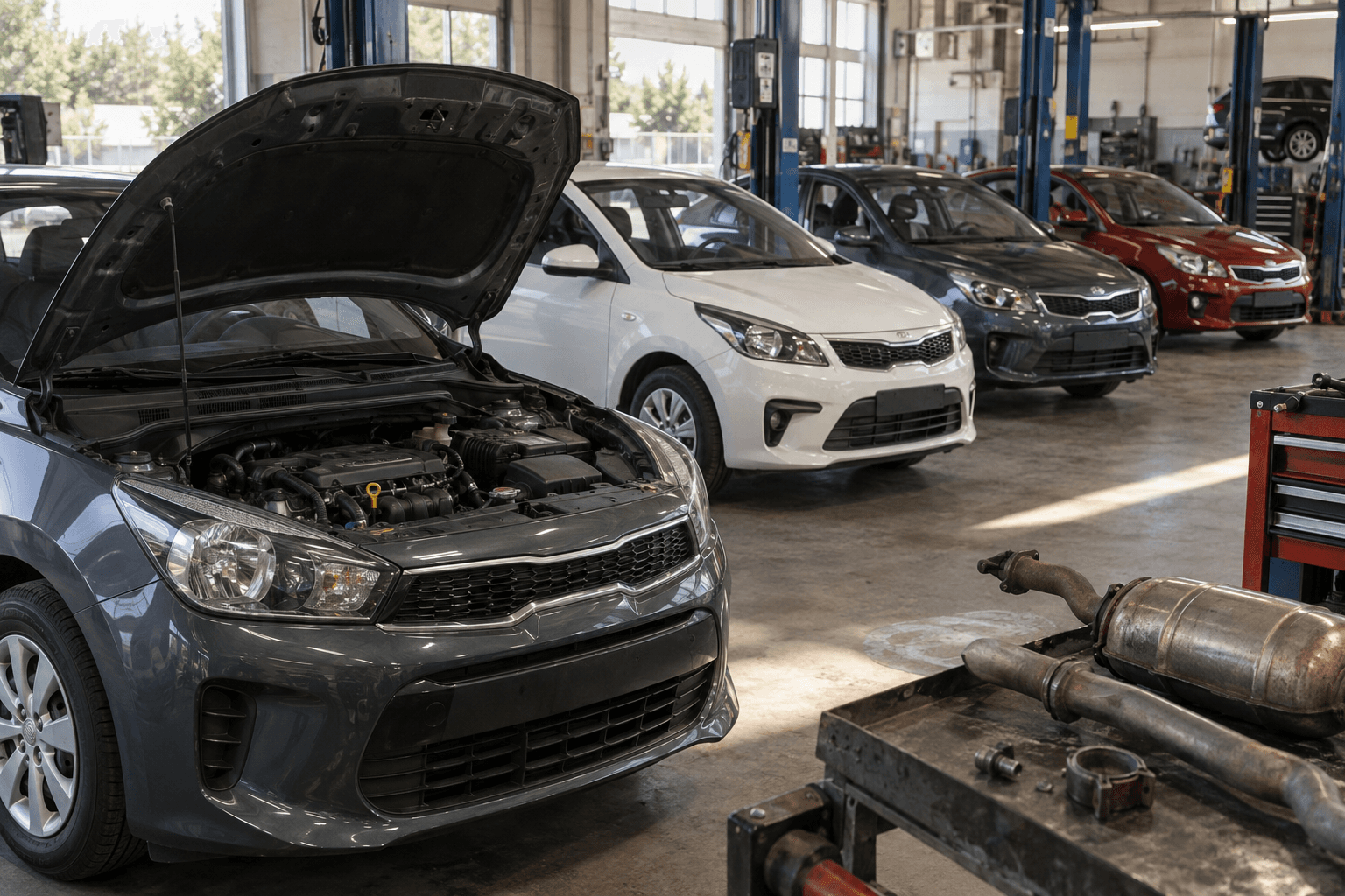 Фото статьи о Катализатор KIA Rio: цена до 12 000 ₽ по годам и моторам
